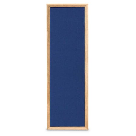 United Visual Products Slim Style Indoor Enclosed Corkboard, 24 UVRDS23SBH-SATIN-BUFF